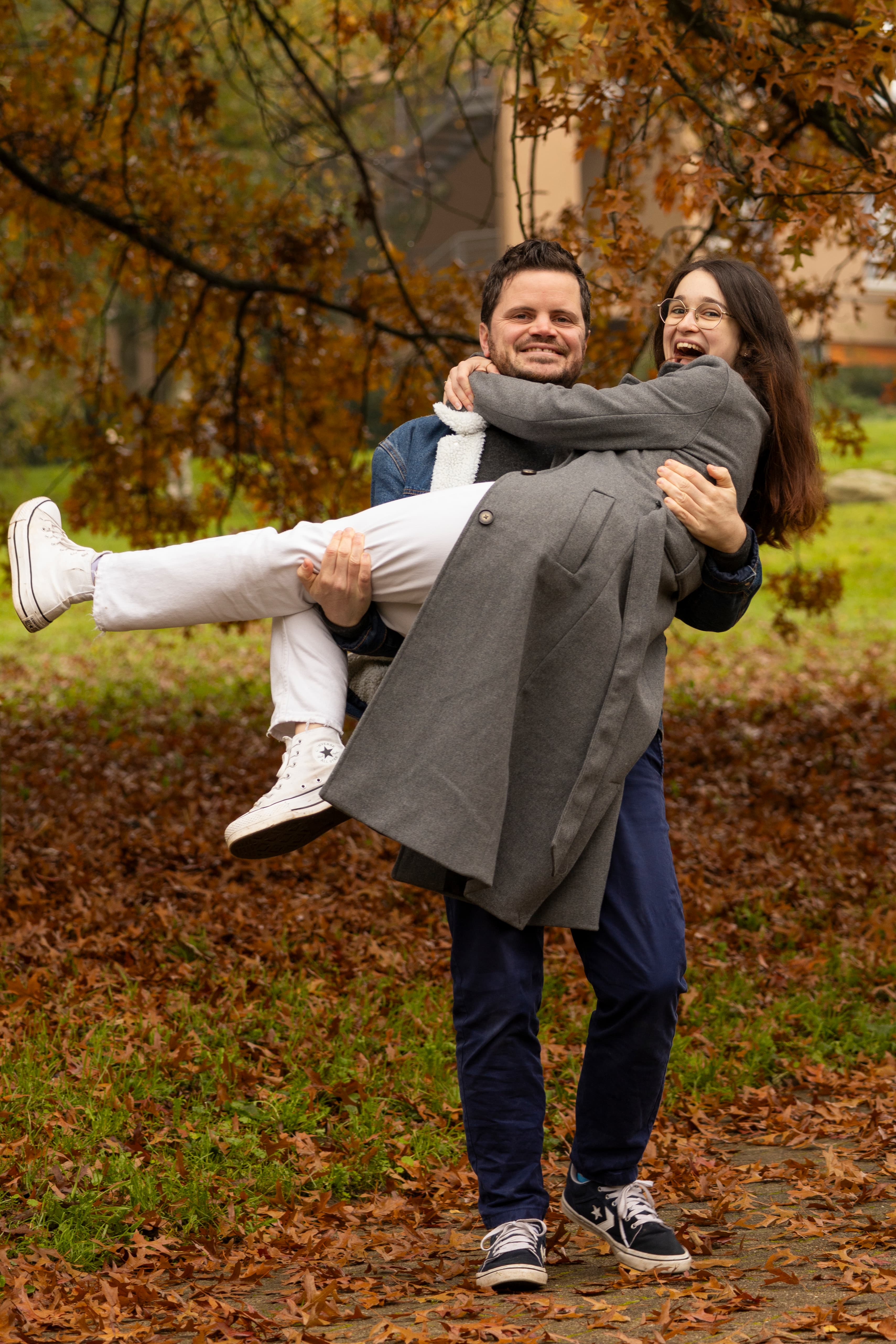 Léa & Guillaume Automne - Porté