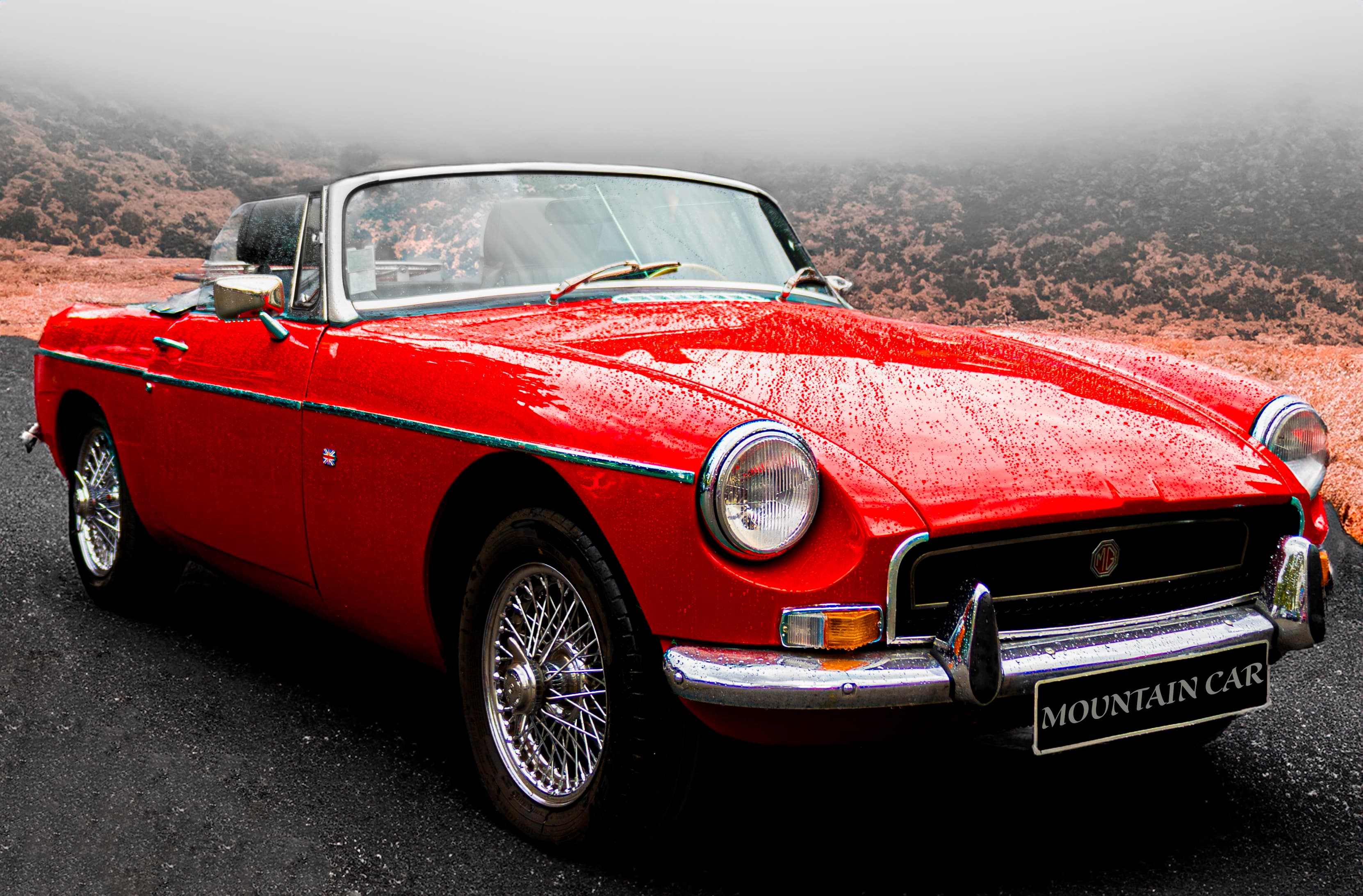 voiture montagnes